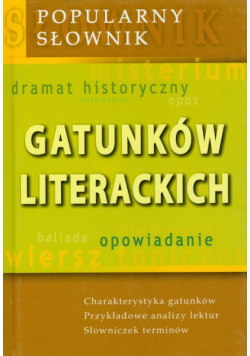 Fiećko Dorota - Popularny słownik gatunków literackich