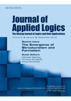 Journal of Applied Logics - IfCoLog Journal of Logics and their Applications.  Volume 5, number 6. Special Issue