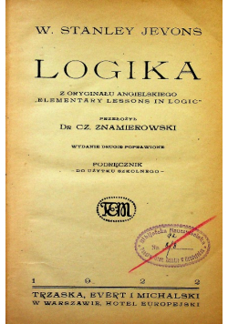 Logika, 1922 r.