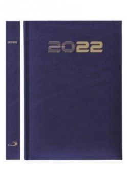 Kalendarz 2022 B6 Standard niebieski