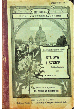 Studya i szkice Serya II 1901r
