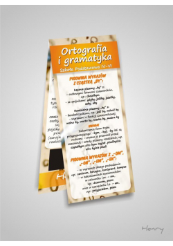 Magnetyczna zakładka - Ortografia SP 4-6