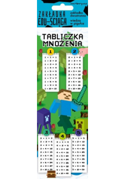 Zakładka edu-ściąga. Tabliczka mnożenia - gra
