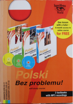 Polski bez problemu 3 książki plus płyty MP3