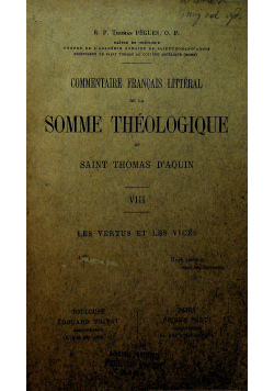 Somme theologique 1928 r.