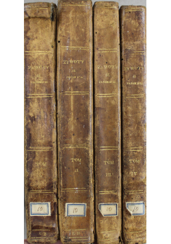 Żywoty Świętych Pańskich Męczenników i Ojców Kościoła 4 tomy 1842 r.