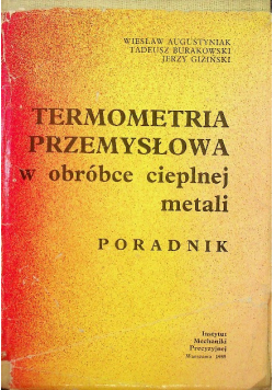 Termometria przemysłowa w obróbce cieplnej metali