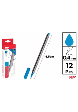 Cienkopis 0.4mm jasnoniebieski (12szt)