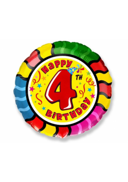 Balon foliowy Happy Birthday - 4 48cm