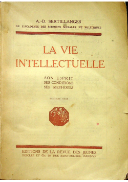 La Vie Intellectuelle 1921 r