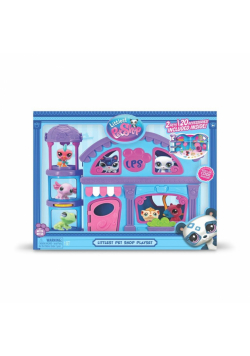 Littlest Pet Shop Domek z 2 figurkami
