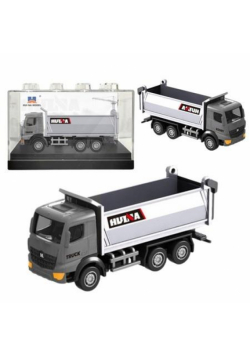 Wywrotka metalowa srebrna 1:80