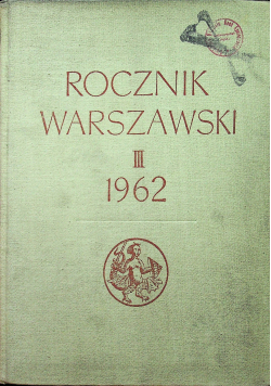 Rocznik warszawski III