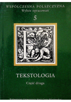 Współczesna Polszczyzna Wybór opowiadań 5 Tekstologia