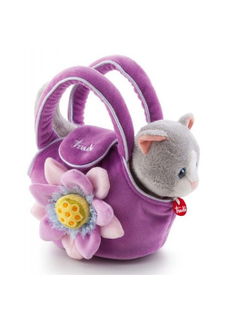 Trudi Kotek w fioletowej torebce