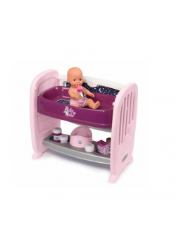 Baby Nurse Łóżeczko 2w1 + lalka sikająca