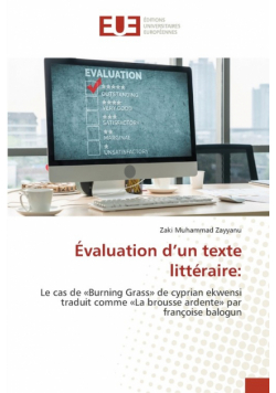Évaluation d'un texte littéraire