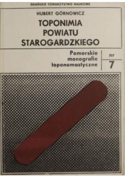 Toponimia powiatu starogardzkiego
