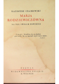 Maria Rodziewiczówna na tle swoich powieści, 1935 r.