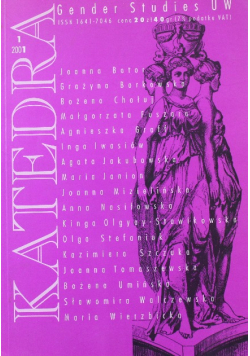Katedra Gender Studies Nr 1 / 01