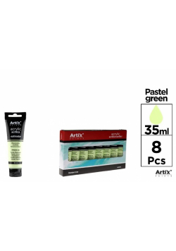 Farba akrylowa jabłkowo zielona 35ml (8szt)