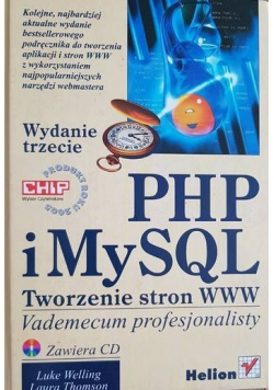 PHP i MySQL Tworzenie stron WWW plus CD