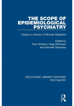 The Scope of Epidemiological Psychiatry