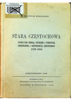 Stara Częstochowa 1948 r