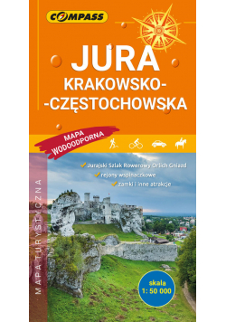 Mapa Jura Krakowsko-Częstochowska wodoodporna