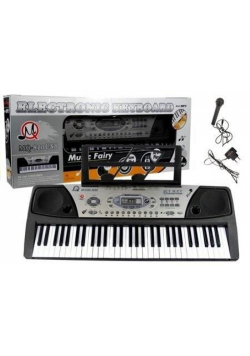 Organy keyboard + mikrofon zasilacz MQ-810 MP3