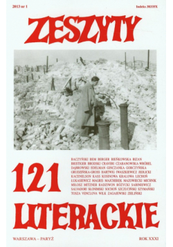 Zeszyty Literackie 121/1/2013