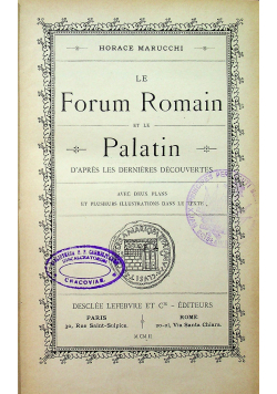 Le forum Romain Palatin 1902r