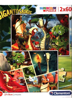 Puzzle 2x60 Gigantosaurus