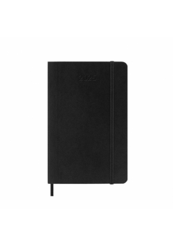 Kalendarz 2025 12M Moleskine P miesięczny czarny 9x14