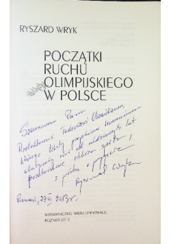 Początki ruchu olimpijskiego w Polsce
