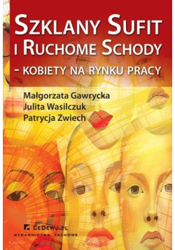 Szklany sufit i ruchome schody kobiety na rynku pracy