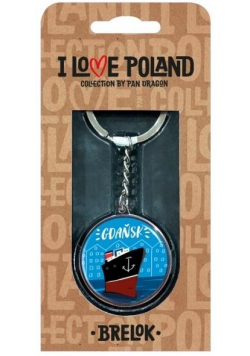 Brelok I love Poland Gdańsk ILP-BRE-A-GD-07