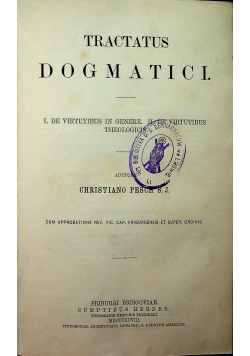 Tractatus Dogmatici 1898r.