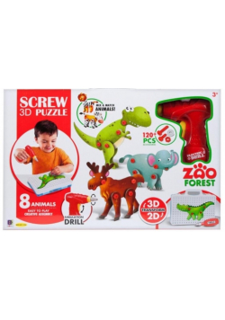 Klocki do skręcania Dino