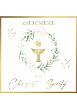 Zaproszenie Chrzest (10szt)