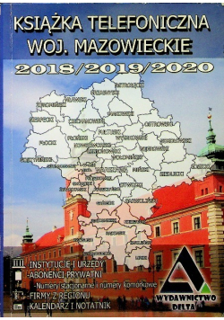 Książka Telefoniczna Województwo Mazowieckie 2018 / 2019 / 2020