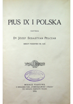 Pius IX i Polska 1914 r