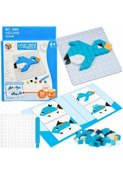 Puzzle DIY morska mozaika 59el