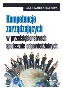 Kompetencje zarządzających w przedsiębiorstwach...