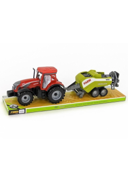 Traktor z maszyną rolniczą napęd na koło