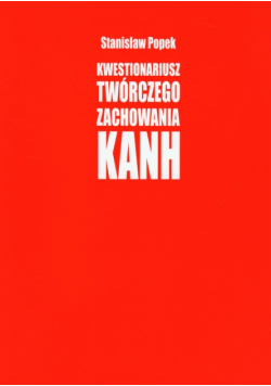 Kwestionariusz twórczego zachowania KANH