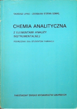 Chemia analityczna z elementami analizy instrumentalnej