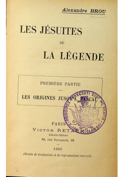 Les Jesuites de la legende