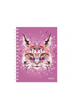 Brulion na spirali A5/100K kratka Wild Lynx (2szt)