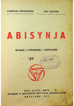 Abisynja 1935 r.